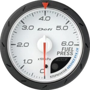 Defi Gauge Fuel Pressure White