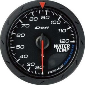 Defi Gauge Water Temperature Black