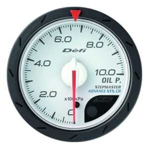 Defi Gauge Oil Pressure White