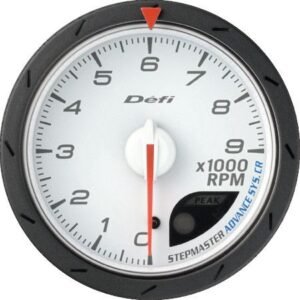 Defi Gauge RPM White