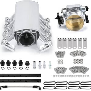 Intake Set LS3 With Throttle 92mm Silver