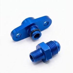 Fitting AN4 Fuel Line Blue