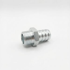 Aluminum Male Thread Pipe FittingxBarb Hose Tail Connector