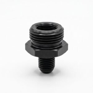 Fitting Male Short AN10 To AN4 Black