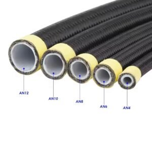 Teflon Nylon Hose AN10 Black