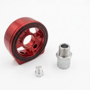 Oil Filter Adapter Red