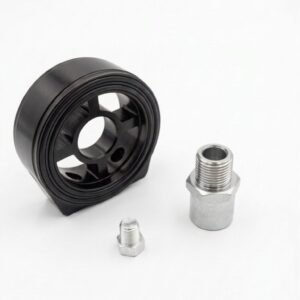 Oil Filter Adapter Black