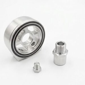 Oil Filter Adapter Silver