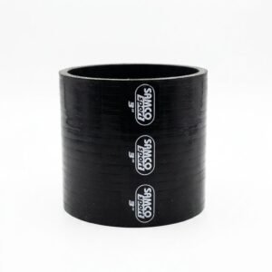 Silicon Hose Straight Black 3.5