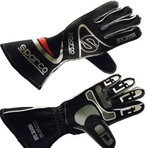 Sparco Racing Gloves Size L Black W-White