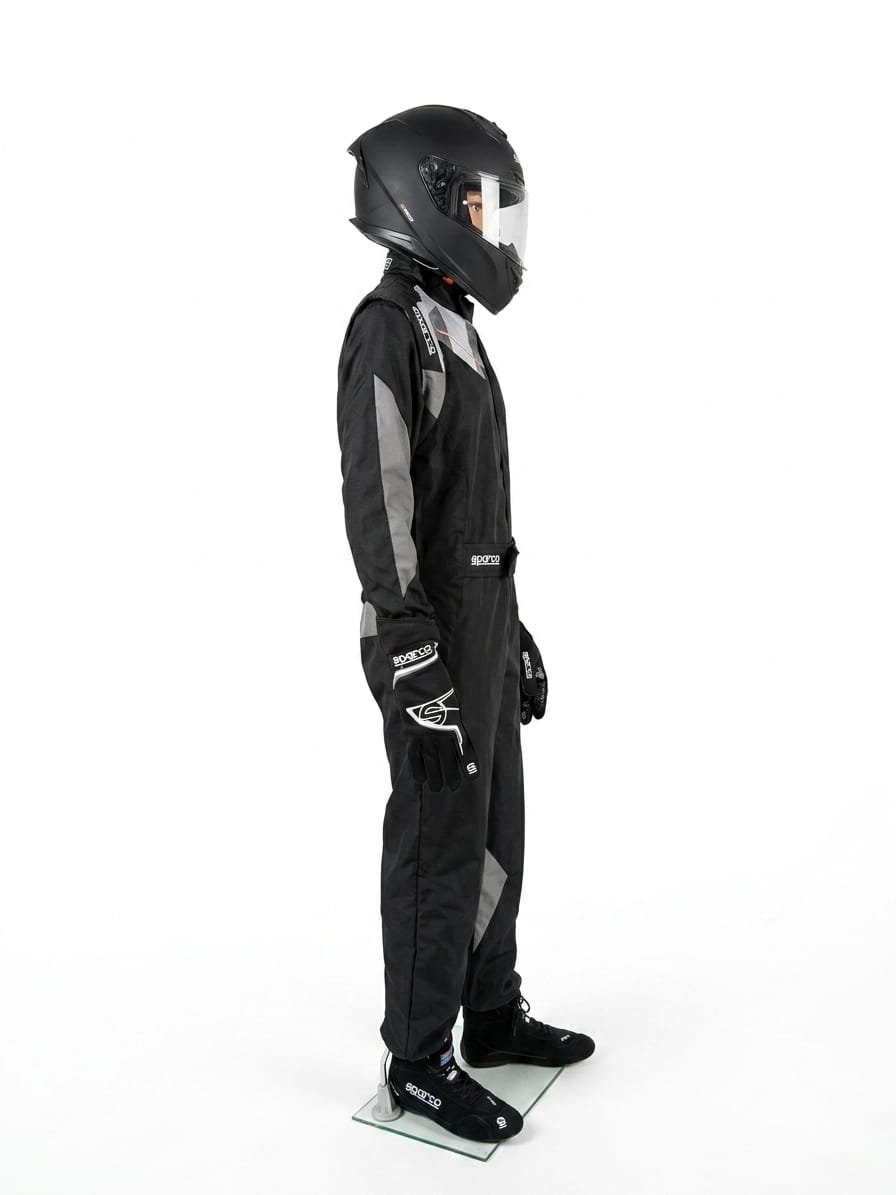 Racing Suit Sparco Futura Black/Grey Full Kit - Image 3